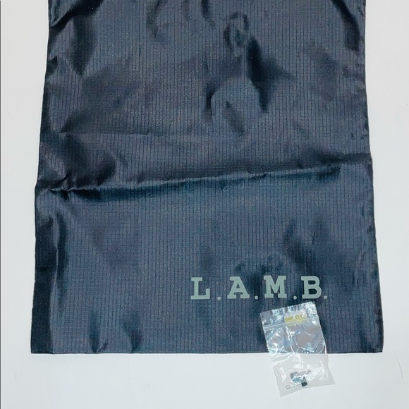 L.A.M.B. Black & White Kaine Ankle Bootie Heels - Picture 10 of 12